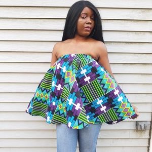 African Print Top